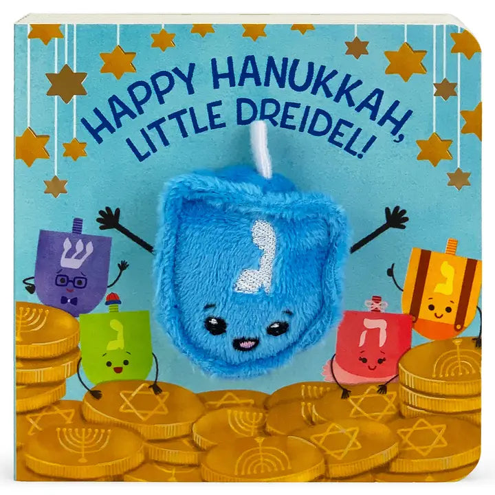 Happy Hanukkah, Little Dreidel Finger Puppet Board Book