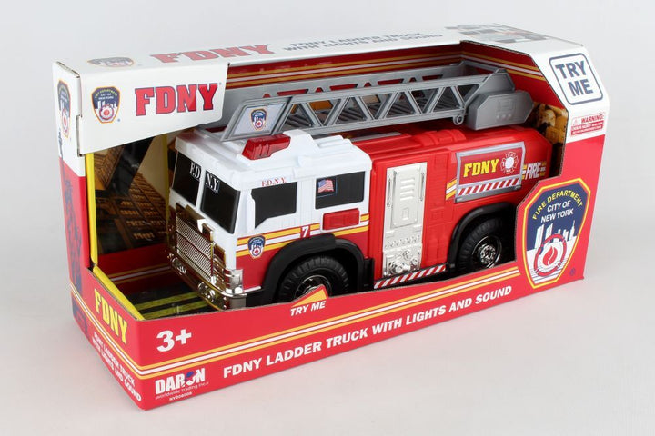 FDNY Fire Ladder Truck with Lights and Sound