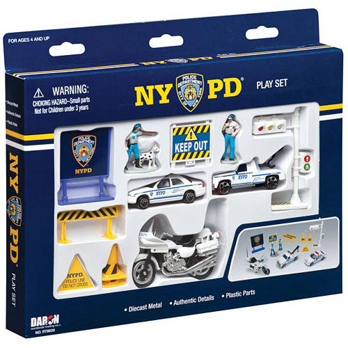 Nypd 12 Piece Playset