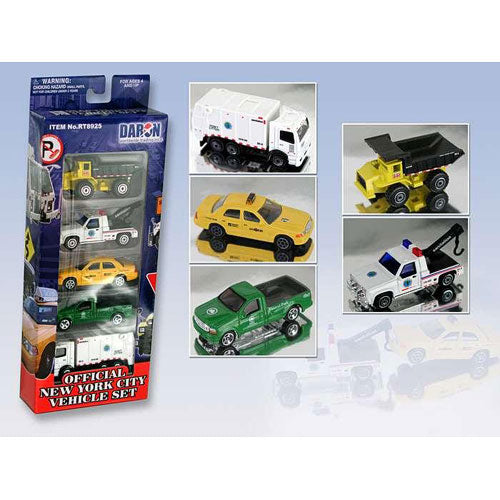 New York City Official 5 Pc Vehicle Set