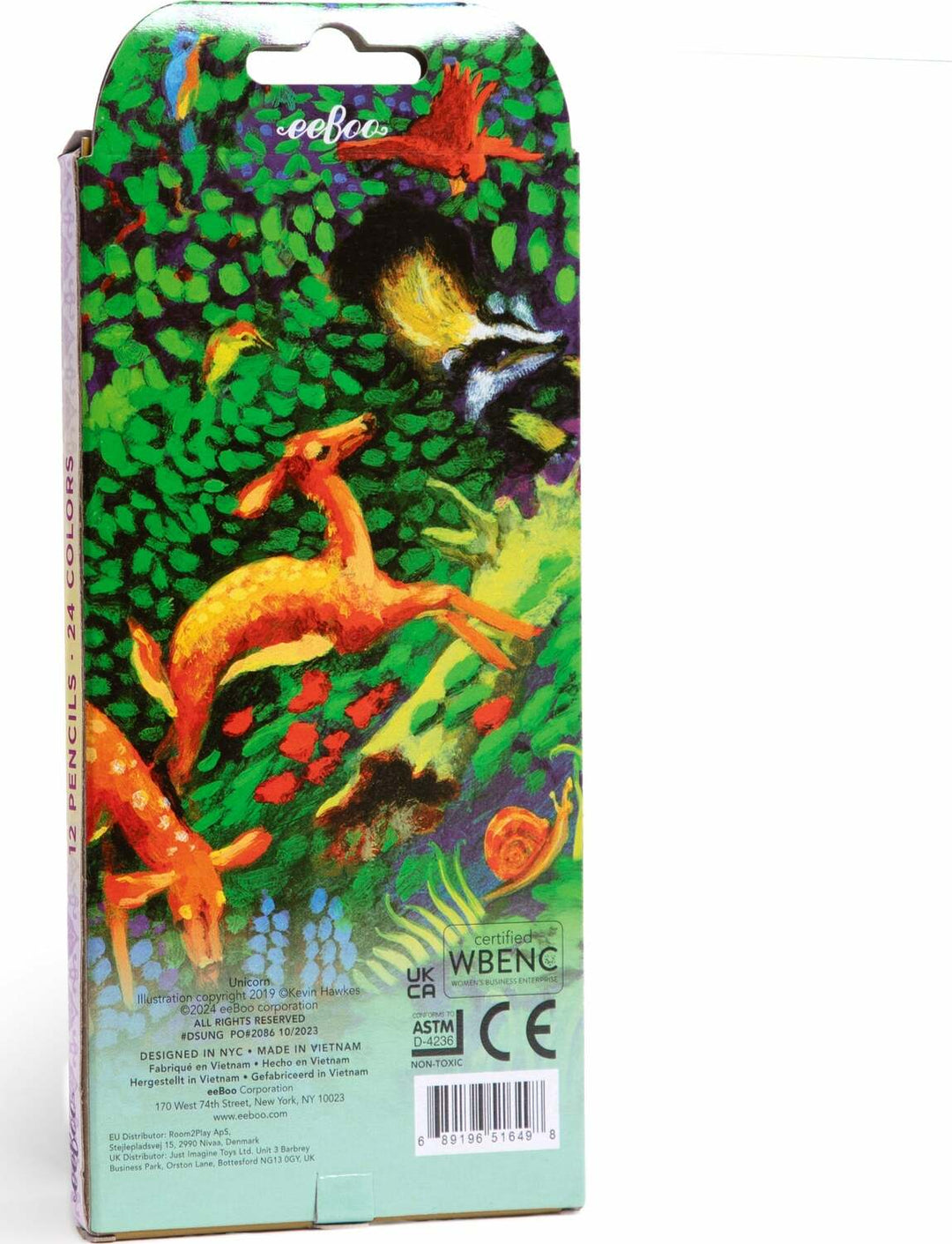 Unicorn Garden Special Pencils (12 color pencils -  double-sided )