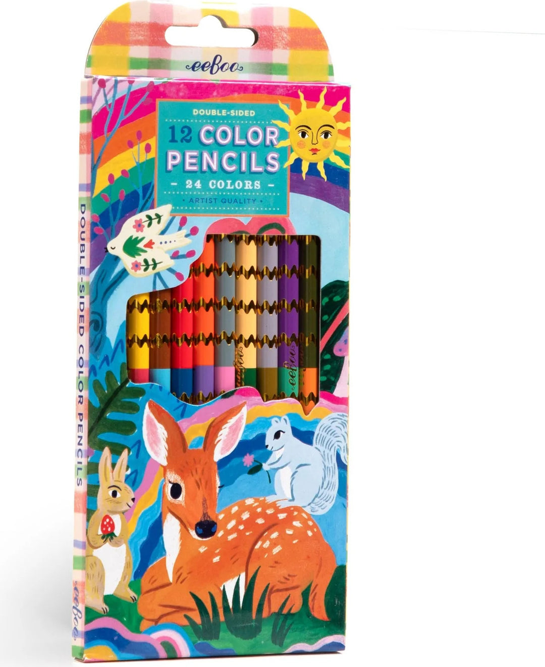 Fawn & Sun 12 Double Sided Color Pencils