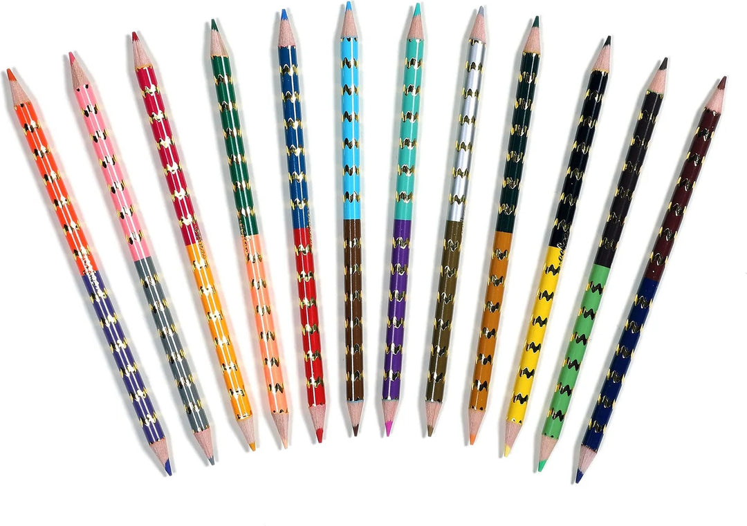 Fawn & Sun 12 Double Sided Color Pencils
