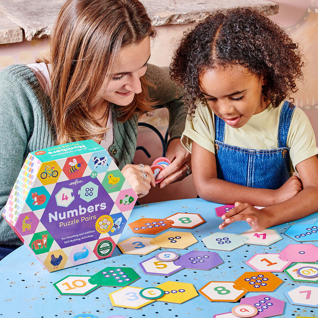 Numbers Hexagon Puzzle Pair – Stevenson's Toys & Games