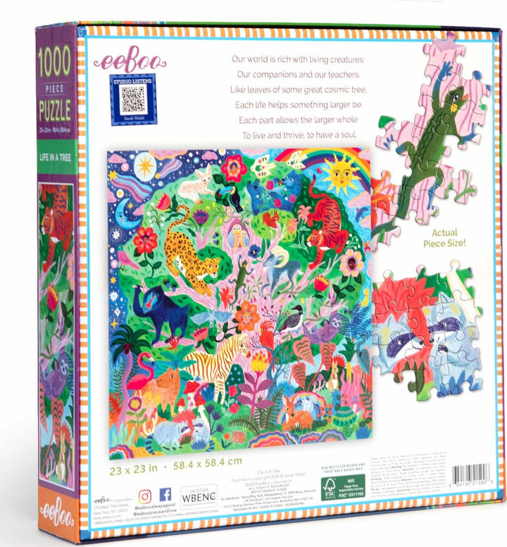 Life in a Tree 1000 Piece Puzzle