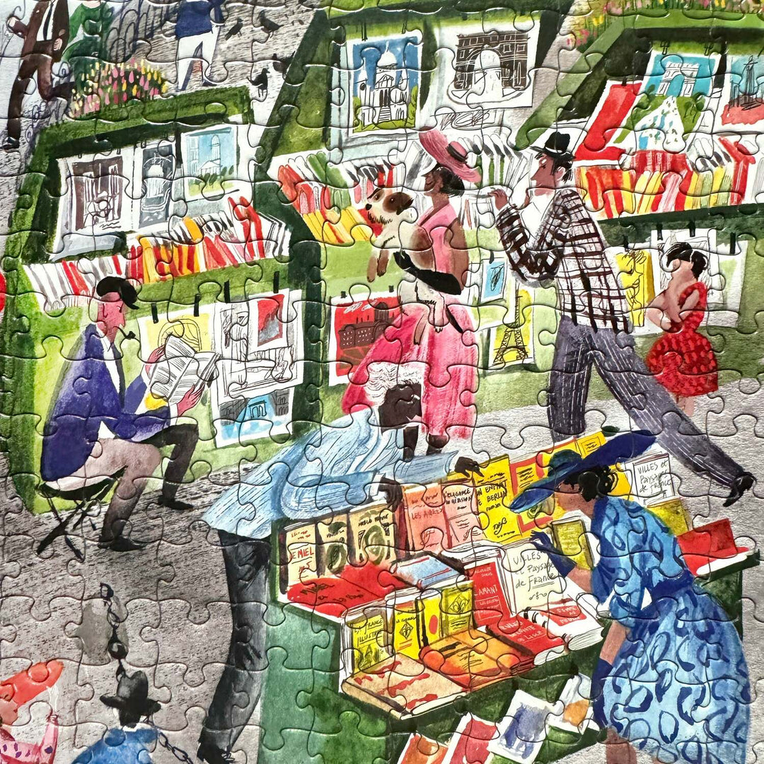 Paris Bookseller 1000 Piece Puzzle