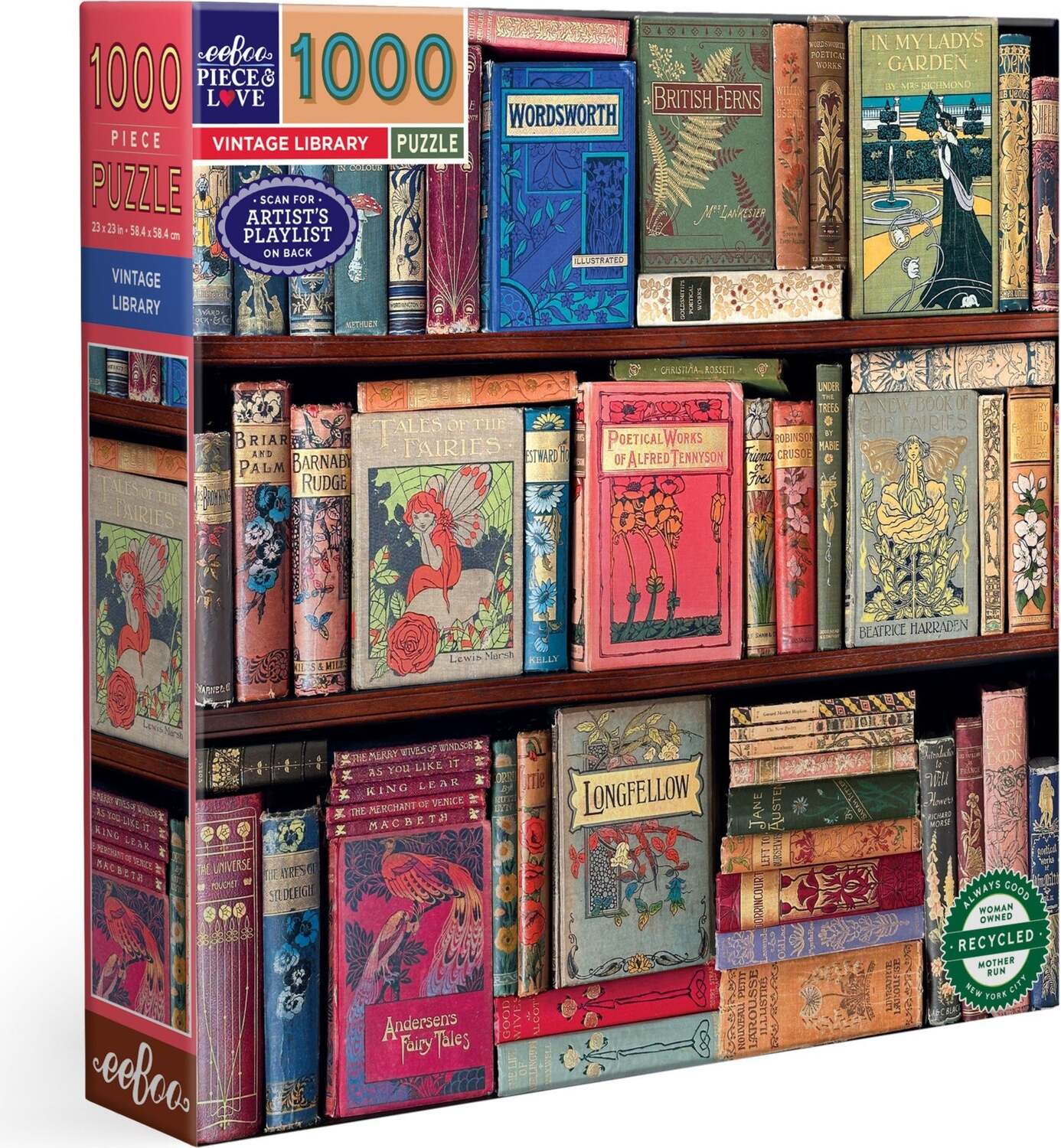 Vintage Library 1000 Pc – Stevenson's Toys & Games