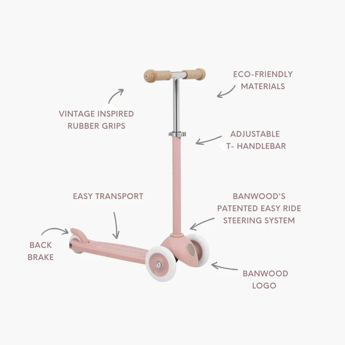 Eco Scooter Dusty Rose