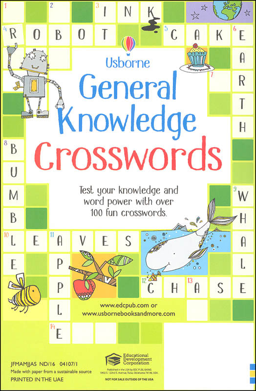 General Knowledge Crosswords
