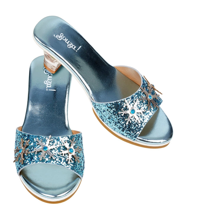 Ice Queen High Heel Slipper Blue 10-11