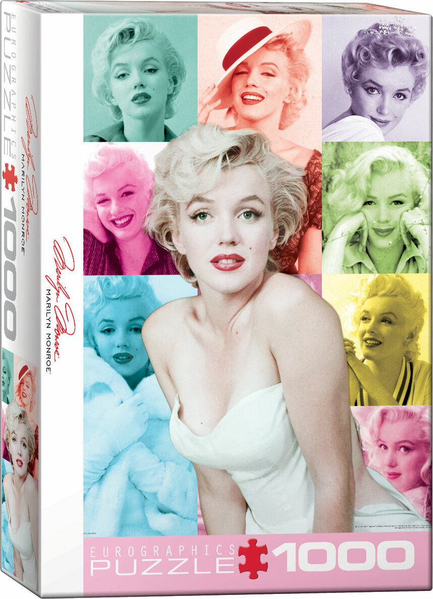 Marilyn Monroe Color Portraits by Milton Greene 1000-Piece Puzzle 