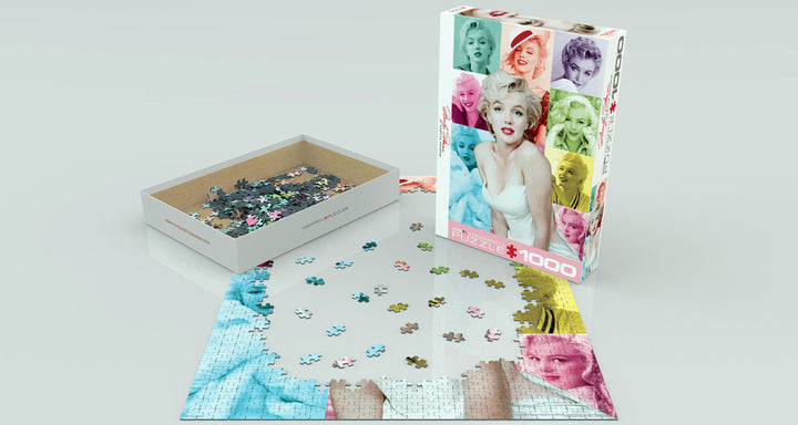 Marilyn Monroe Color Portraits by Milton Greene 1000-Piece Puzzle 