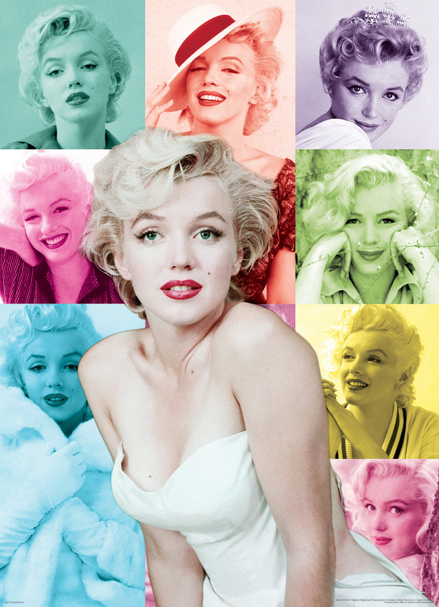 Marilyn Monroe Color Portraits by Milton Greene 1000-Piece Puzzle 