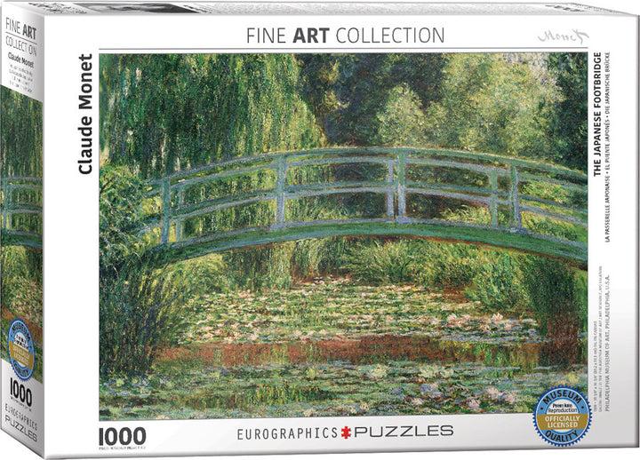 The Japanese Footbridge by Claude Monet 1000-Piece Puzzle 