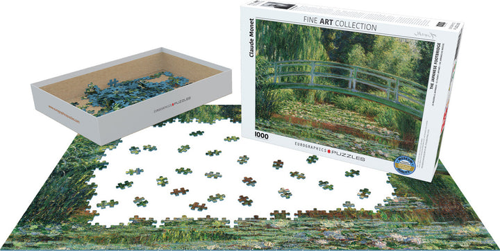 The Japanese Footbridge by Claude Monet 1000-Piece Puzzle 