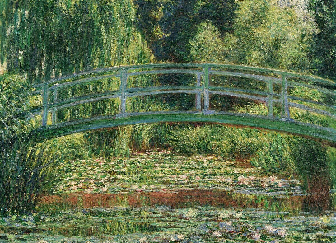 The Japanese Footbridge by Claude Monet 1000-Piece Puzzle 