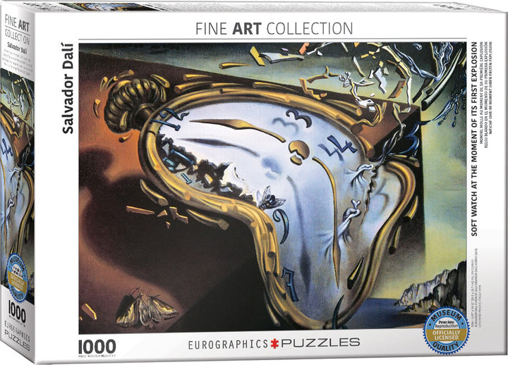 Soft Watch At Moment of First Explosion by Salvador Dalí 1000-Piece Puzzle