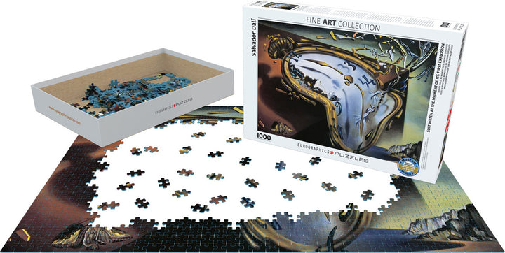 Soft Watch At Moment of First Explosion by Salvador Dalí 1000-Piece Puzzle