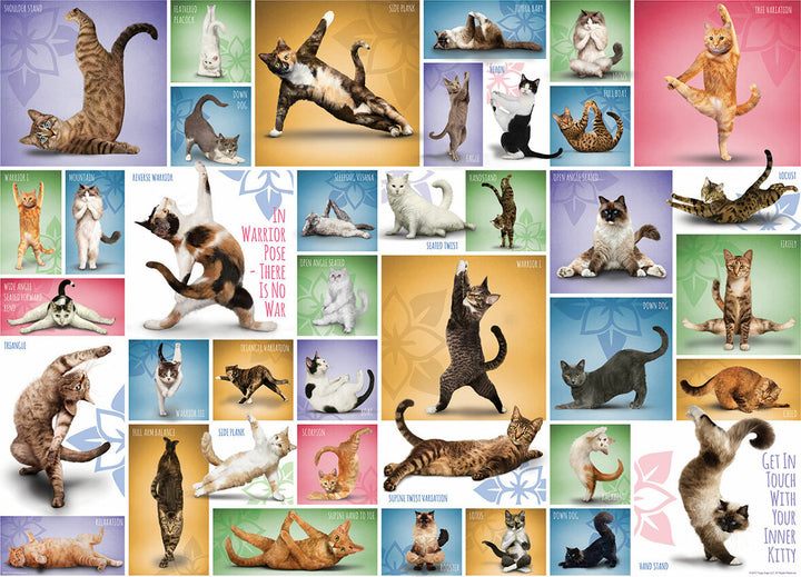 Yoga Cats 1000-Piece Puzzle 