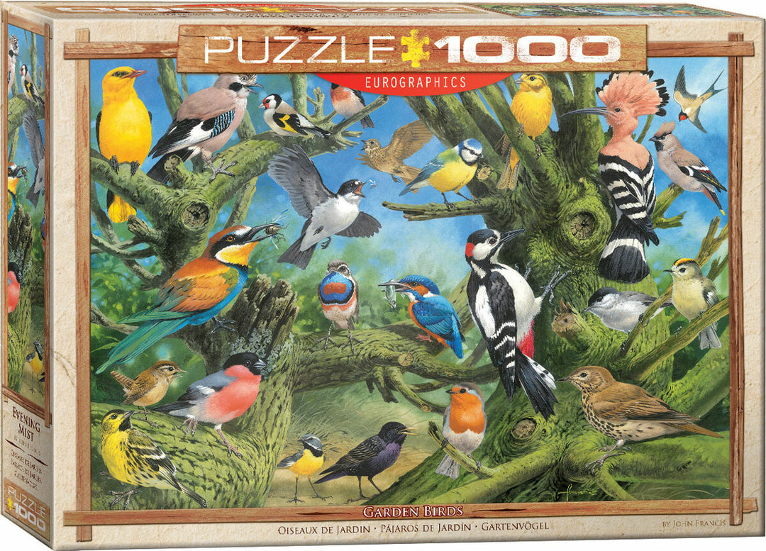 Garden Birds by John Francis 1000-Piece Puzzle 