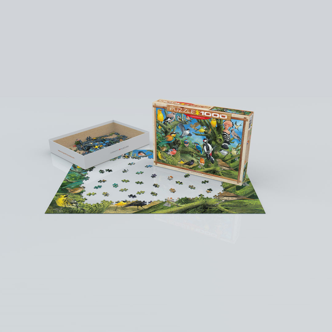 Garden Birds by John Francis 1000-Piece Puzzle 