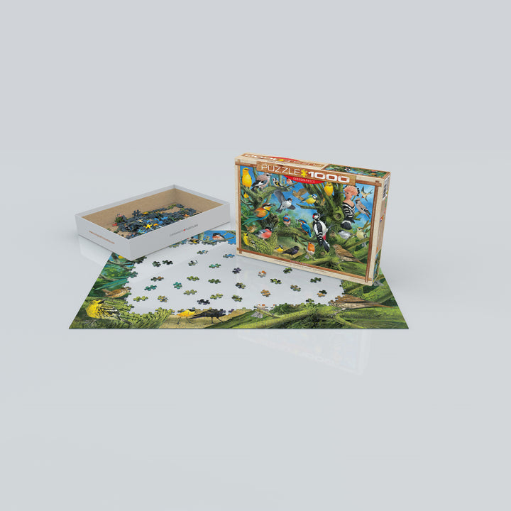 Garden Birds by John Francis 1000-Piece Puzzle 