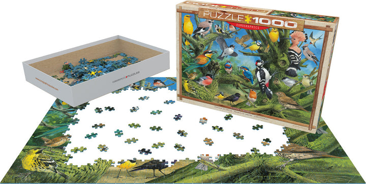 Garden Birds by John Francis 1000-Piece Puzzle 