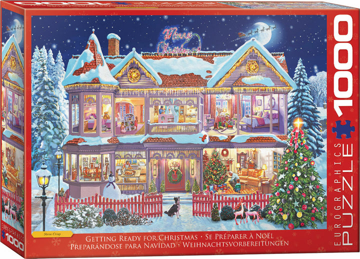Getting Ready Christmas by Steve Crisp 1000-Piece Puzzle