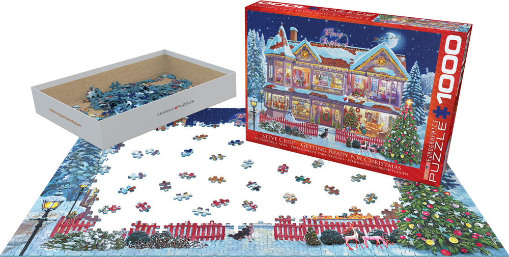 Getting Ready Christmas by Steve Crisp 1000-Piece Puzzle