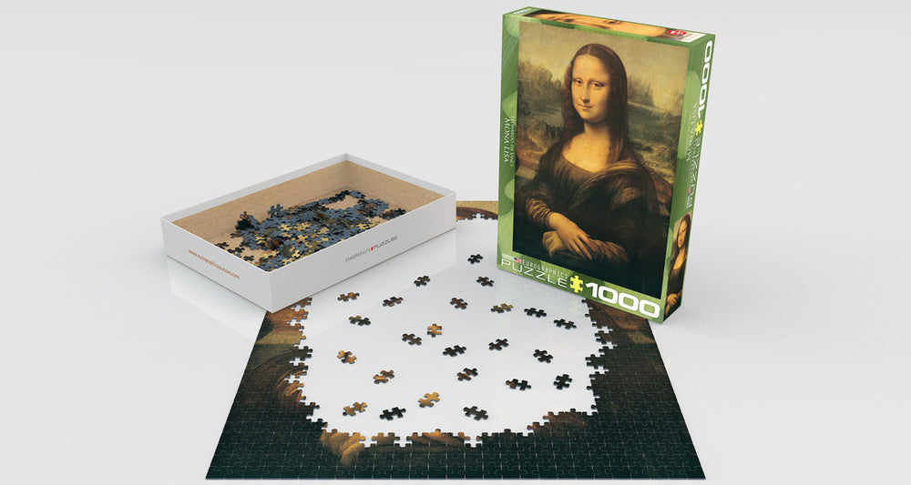 Mona Lisa by Leonardo da Vinci 1000-Piece Puzzle