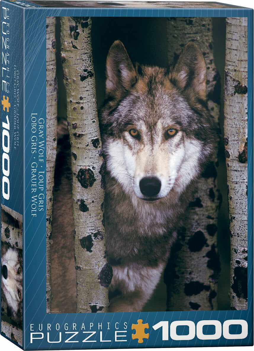 Gray Wolf 1000-Piece Puzzle 