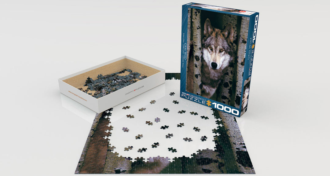 Gray Wolf 1000-Piece Puzzle 