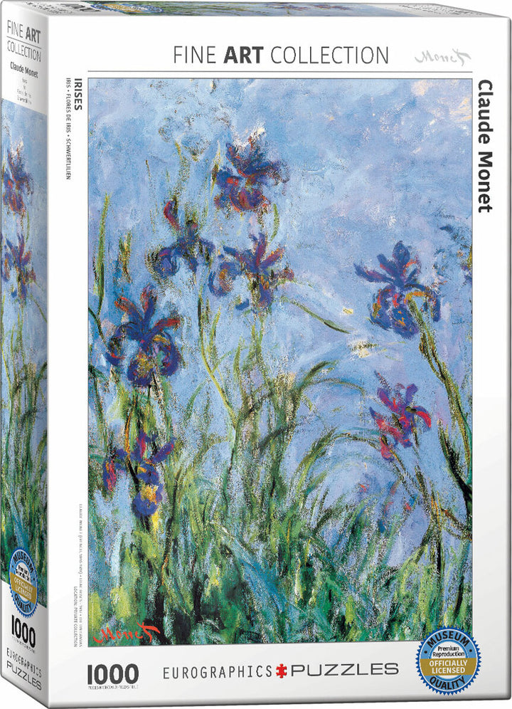 Irises (Detail) by Claude Monet 1000-Piece Puzzle 