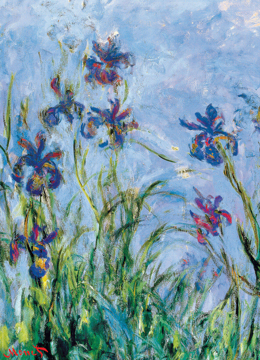 Irises (Detail) by Claude Monet 1000-Piece Puzzle 