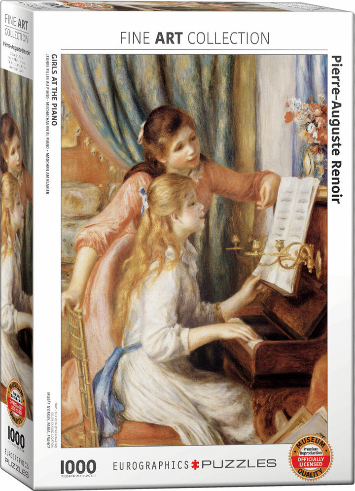 Girls at the Piano by Pierre-Auguste Renoir 1000-Piece Puzzle 