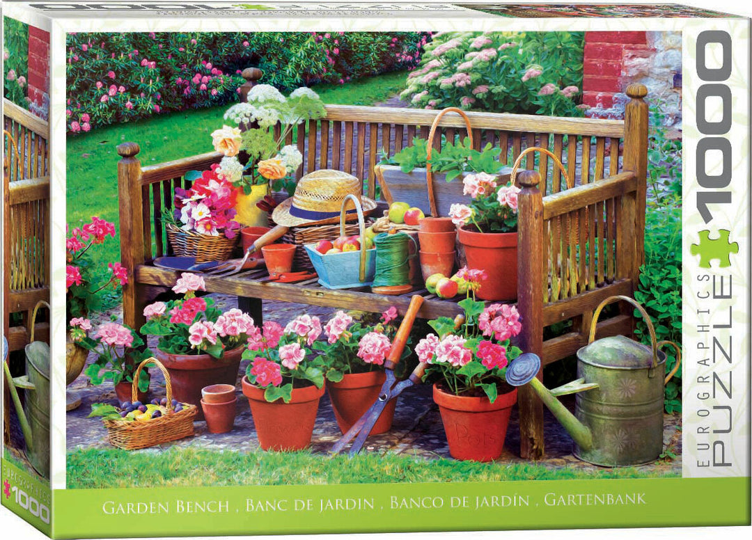 Garden Bench 1000-Piece Puzzle