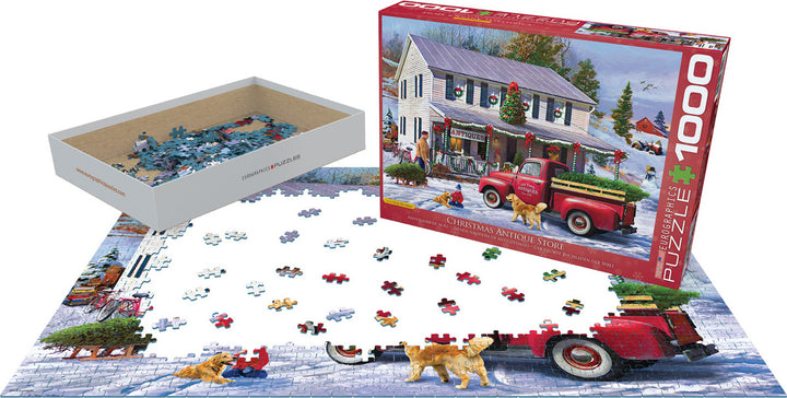 Antique Christmas Store 1000-Piece Puzzle