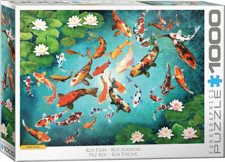 Koi Fish 1000-Piece Puzzle