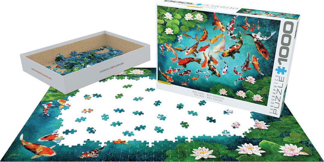 Koi Fish 1000-Piece Puzzle