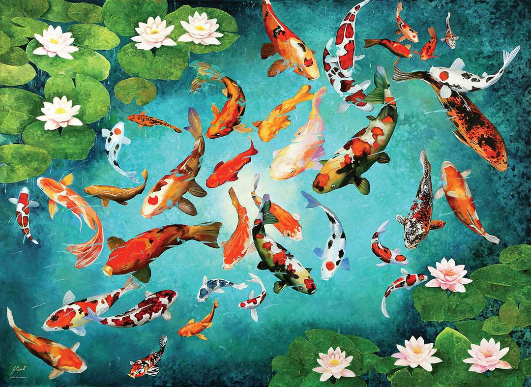 Koi Fish 1000-Piece Puzzle