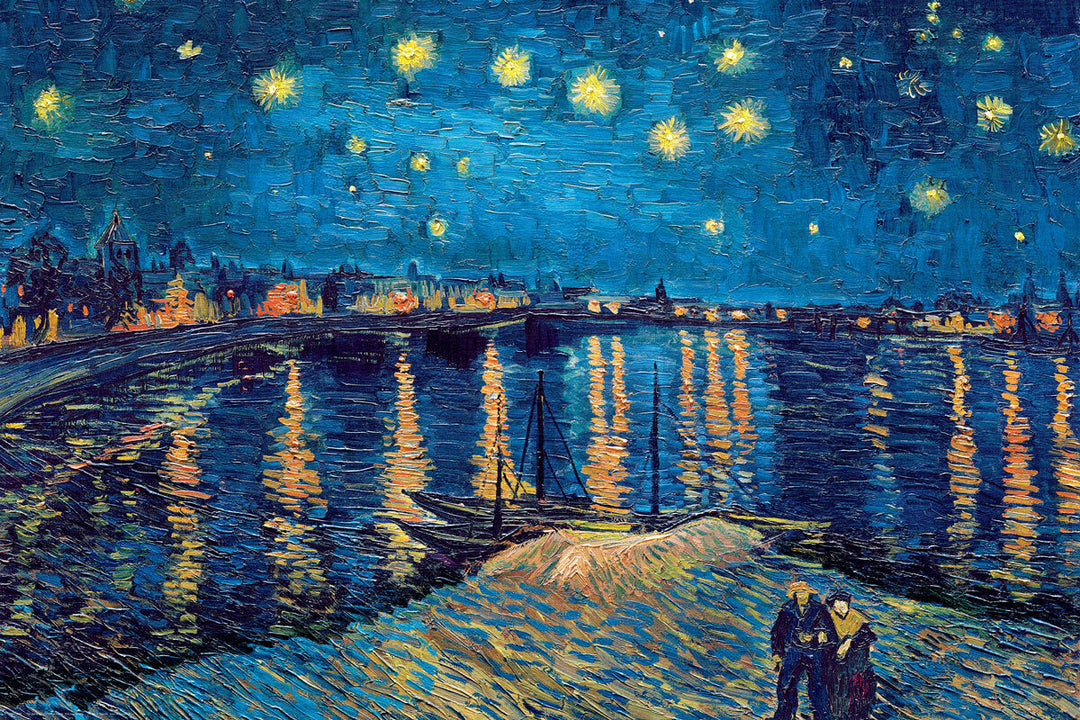 The Starry Night Over The Rhone by Vincent Van Gogh 1000-Piece Puzzle