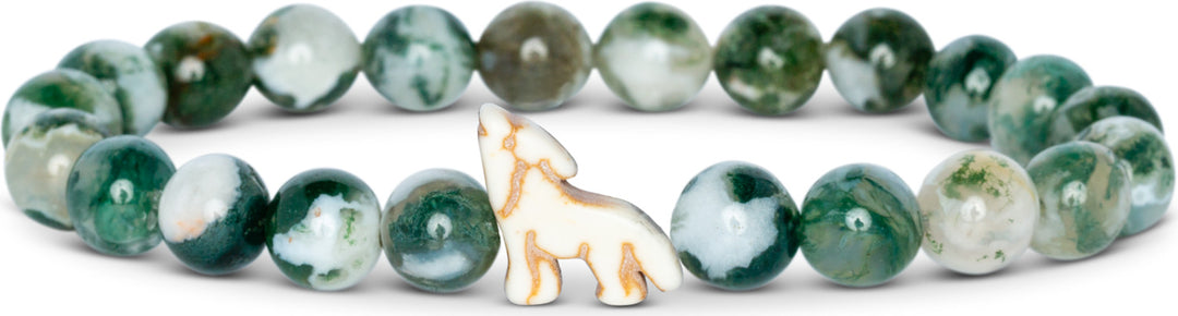 Fahlo Wolf Tracking Bracelet (Green)