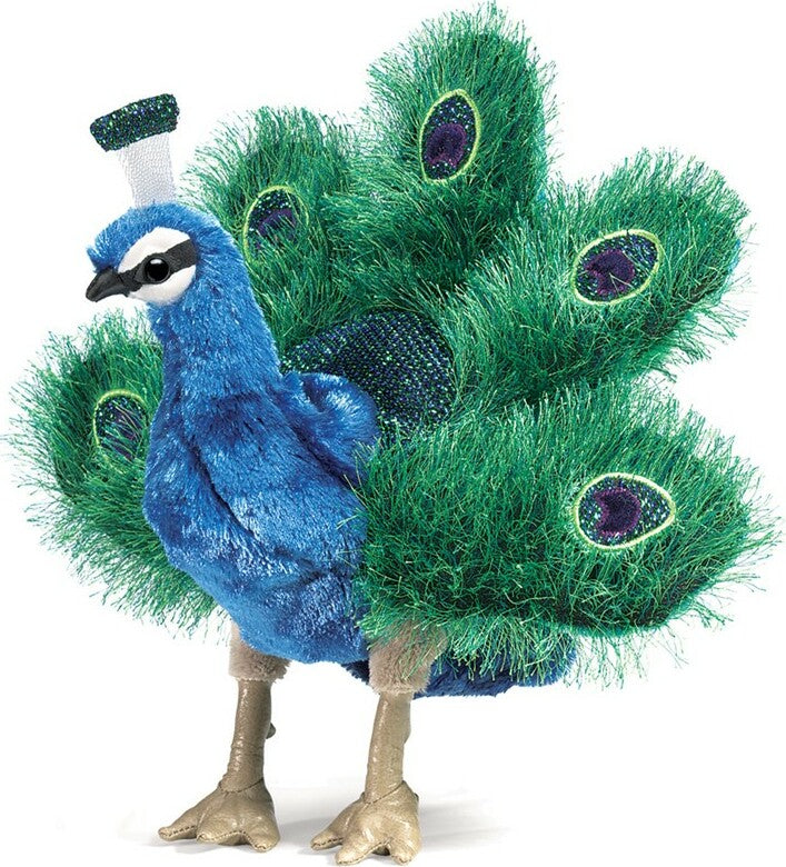 Peacock, Small Hand Puppet