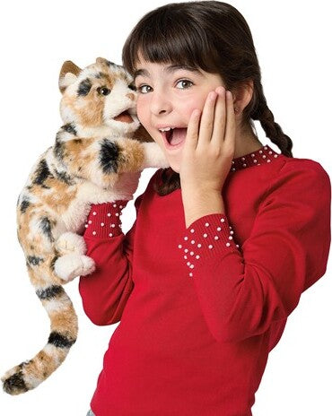 Calico Cat Hand Puppet