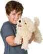 White Poodle Puppy Hand Puppet