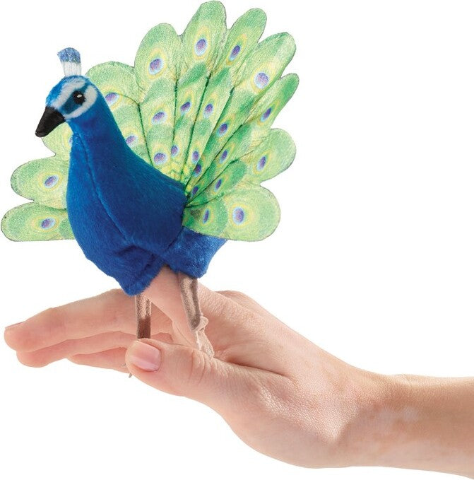 Mini Peacock Finger Puppet