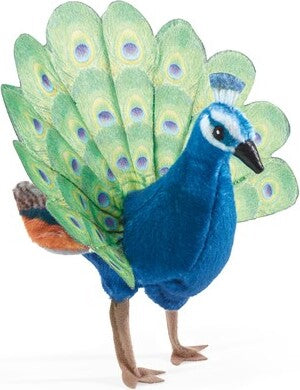 Mini Peacock Finger Puppet