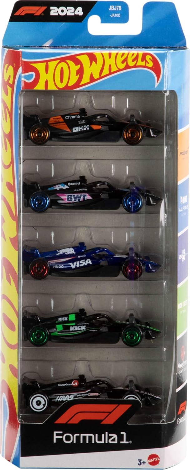 Hot Wheels F1 5 Car Pack