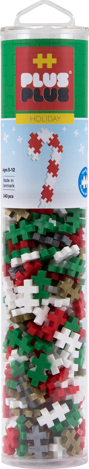 Plus-Plus Tube 240 pc - Holiday Mix