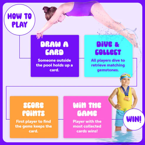 Pool Gem Hunt Diving Game
